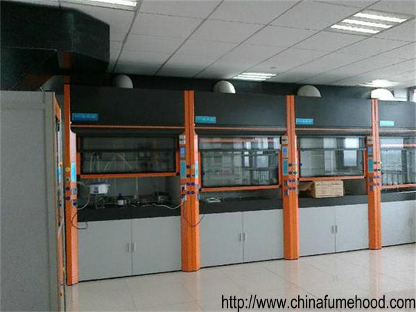 Wholesalesaanpassing Fuming Hood With The Pipe van Dampkabinet voor Overzee Verkopers 0