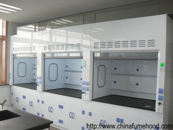 Schoolpp Damp Hood Laboratory Equipment, de Kast van de Laboratoriumdamp met Tapkraan/Gootsteen 0
