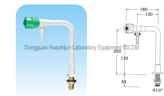Lab High Standard Desktop Single Port Lab Waterkraan Voor distributeurs van laboratoriummeubilair 0