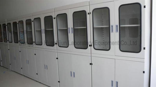 Volledige de Kabinetten van de het Glaswerkopslag van het Staallaboratorium het Elektrostatische Bespuiten Oppervlakte 2