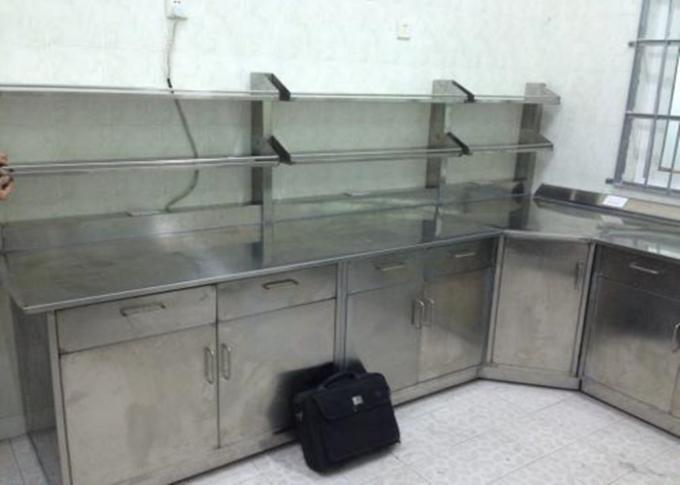 Het volledige Meubilair van het Roestvrij staallaboratorium, Naar maat gemaakte het Laboratoriumkabinetten van de Schoolwetenschap 0