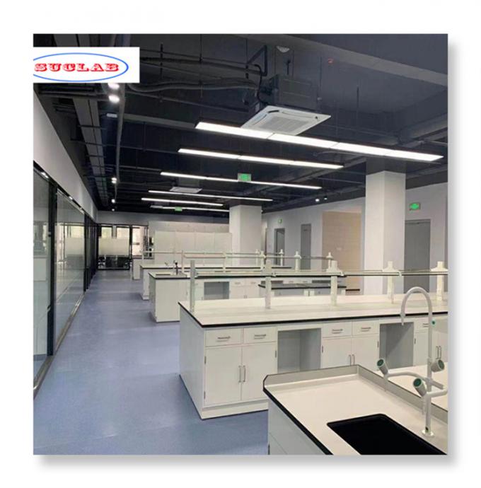 Aanpasbare laboratoriumwandbanken in export van multiplex Efficiënte werkruimteoplossingen 4