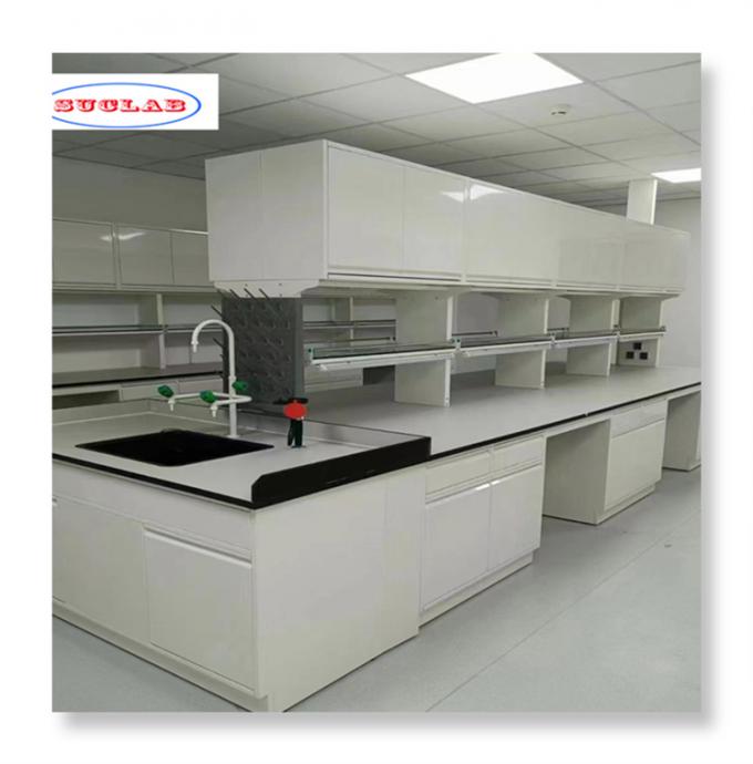 Gepersonaliseerd Moderne Design Kleur Chemie Laboratorium Meubelen Laboratorium Werkbank Fabrikanten in Blauwe Kleur 4