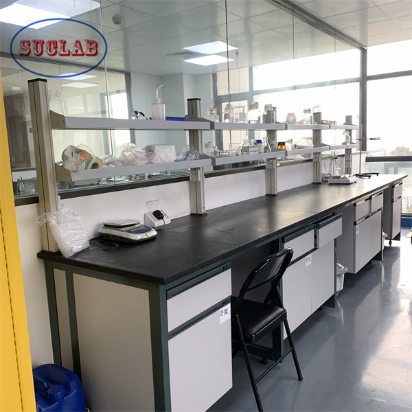 Aanvaardbaar OEM/ODM Chemie Lab Meubels Lab Wandbanken met geïntegreerde structuur 0