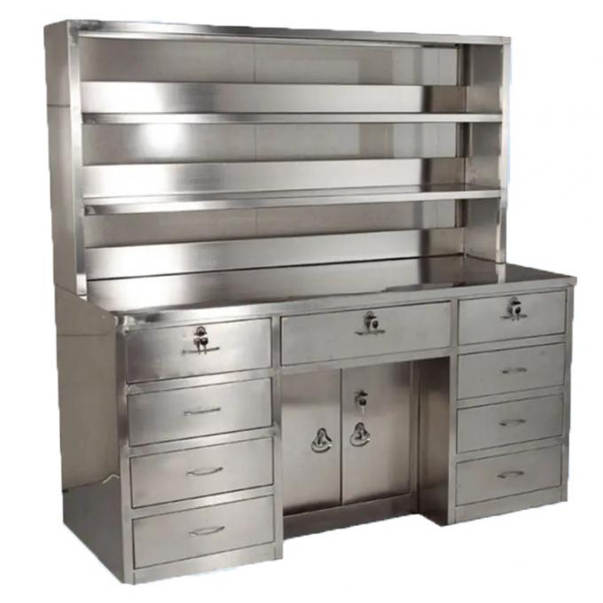 De Vloer van de het Laboratoriumbank van het schoolroestvrije staal - opgezet Bestand Alkali 24