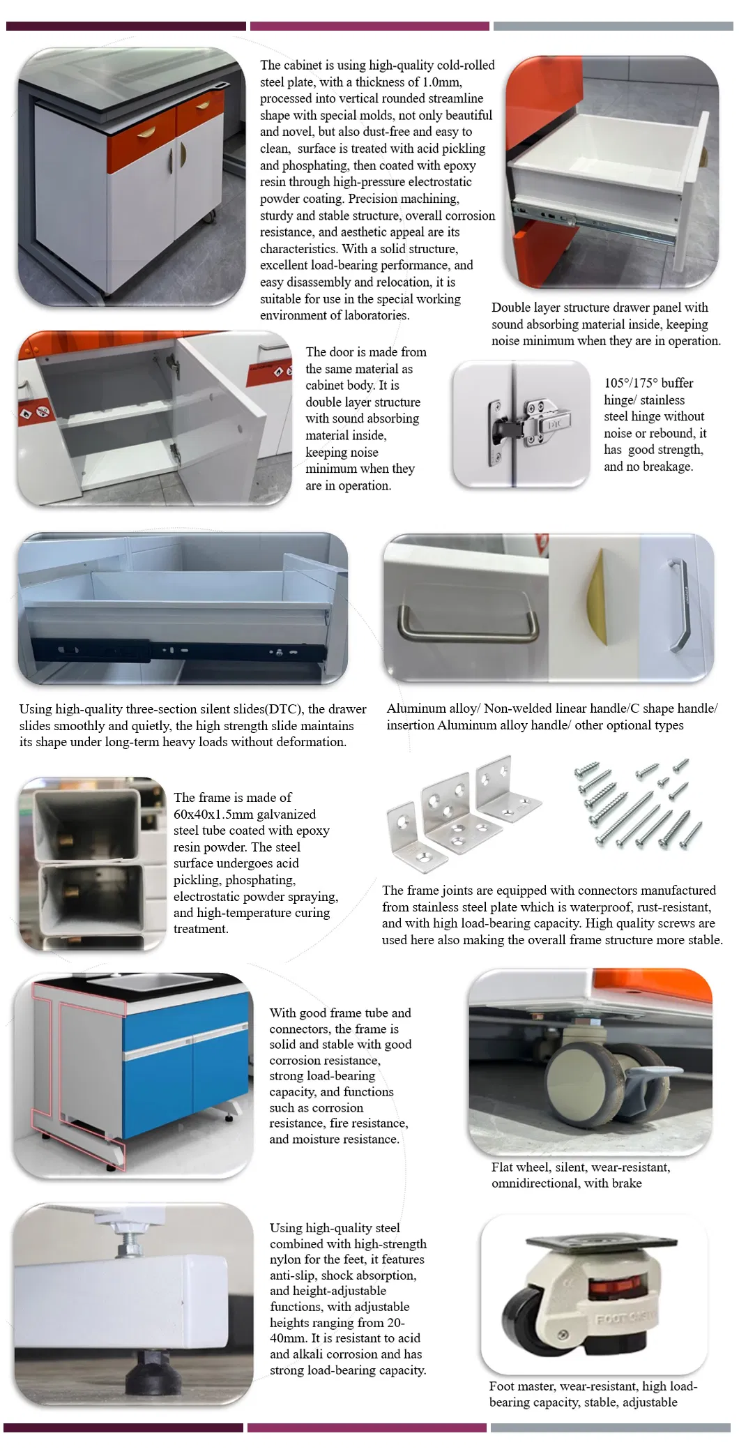 Beste prijs Chemie Laboratoriummeubelen Fabrikanten Goed ontworpen laboratorium werkbankoplossing 2