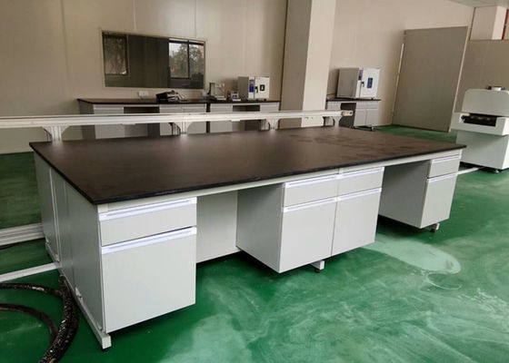 Goede prijs Het witte Houten Meubilair van de Laboratoriumwerkbank met Staalkader voor Middelbare school/het Ziekenhuis online