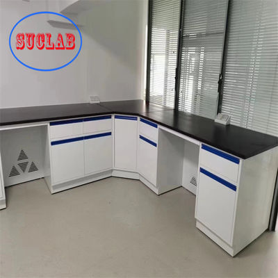 Goede prijs Aanpasbare chemisch laboratorium bank Invoeging Aluminium legering Handle Houten basiskast online