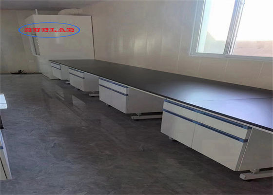 Goede prijs Chemical Resistant Chemistry Laboratory Workbench Laboratory Casework USA Met fenolhars werkblad online