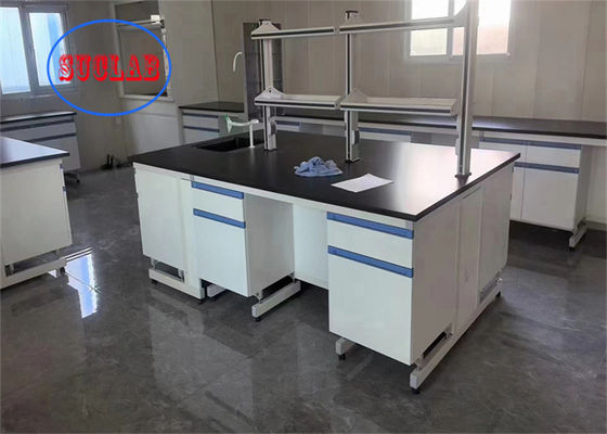 Goede prijs Chemie Lab Werkbank Thailand met veiligheid Meerdere kasten Brandbestendige materialen DTC105 DEG Scharnieren online