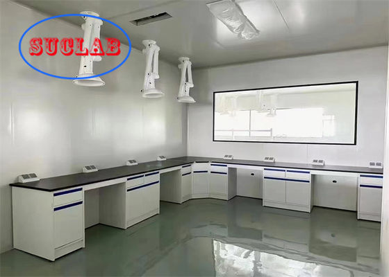 Goede prijs Drie secties stil DTC Rail Chemie Lab Bench Laboratory Bench Prijs met multifunctionele stopcontact online