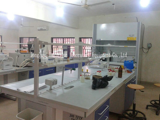 Goede prijs Alkali Bestand Chemisch Laboratoriummeubilair 1500*850mm met Staalkabinet online