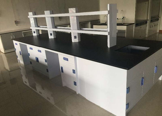 Goede prijs Het Meubilair van het de Chemielaboratorium van het universiteitsstaal/Laboratoriumwerkbank met Reagensplanken online