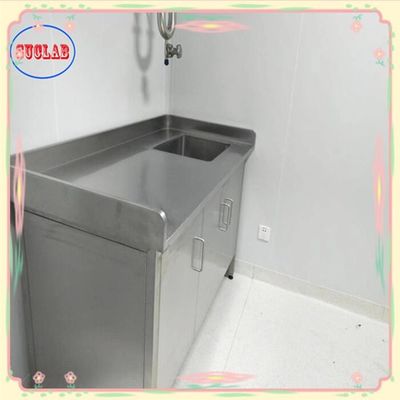 Goede prijs Gepolijste laboratoriumbank van roestvrij staal met tekenkasten 1500*750*900MM online