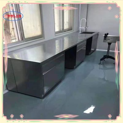 Goede prijs Integratie van roestvrij staal laboratorium werkstation bank aantal kasten 1500*750*900MM online