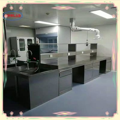 Goede prijs 1500*750*900MM laboratoriumbank van roestvrij staal ontworpen voor laboratoria online