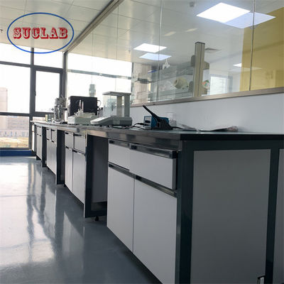 Goede prijs Gemakkelijk te installeren en aanpasbaar Chemie Lab Meubels Laboratory Workbench in Export Plywood Package online