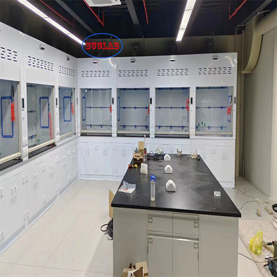 Goede prijs Betrouwbare polypropyleen chemische rookkap Lab Stink kast ≤60dB Geluid 400m3/h Luchtstroom online