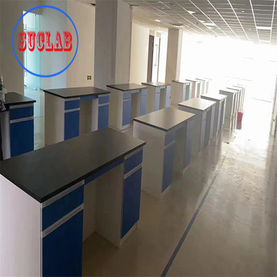 Goede prijs Aanpasbare laboratoriumbank met planken voor L*1500/750 W *800/850 mm H online