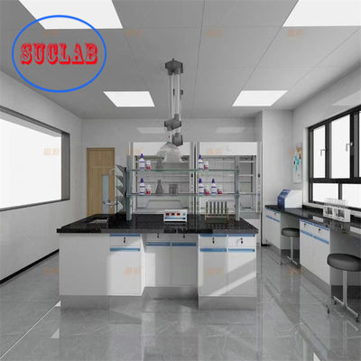 Goede prijs Niet-gesloten lineaire handvat Chemie Lab Casework met DTC 16-inch drie secties stille spoor online