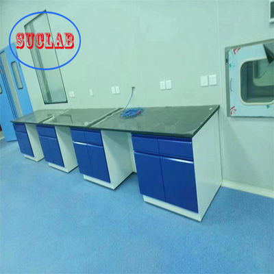 Goede prijs Rectangle Chemistry Lab Bench Laborratory Casework Koudgewalst staal frame online