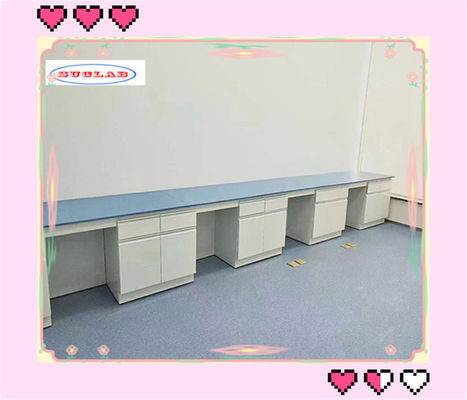 Goede prijs Rectangular Chemie Laboratory Bench Afmeting L*1500/750 W *800/850mm H Aanpasbaar online