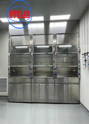 Goede prijs Ventilatie-efficiëntie Laboratorium met een buis met een geautomatiseerd veiligheidssysteem en LED-licht online