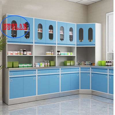 Goede prijs Roestvrij staal / Volledig staal frame Wandmontage Ziekenhuiskliniek Meubelen Medisch kas Prijs online