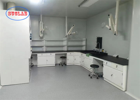 Goede prijs Rectangular Chemistry Lab Bench Laboratory Meubels Vietnam met DTC 16-inch Drie secties Silent Rail online
