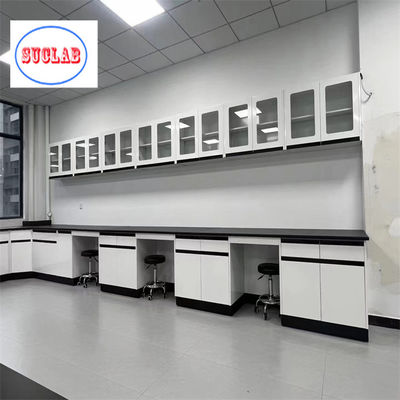 Goede prijs Chemisch bestand Chemie Lab Werkbank Staal Hout Laboratorium Bank DTC105 DEG Scharnieren Veiligheidsniveau online