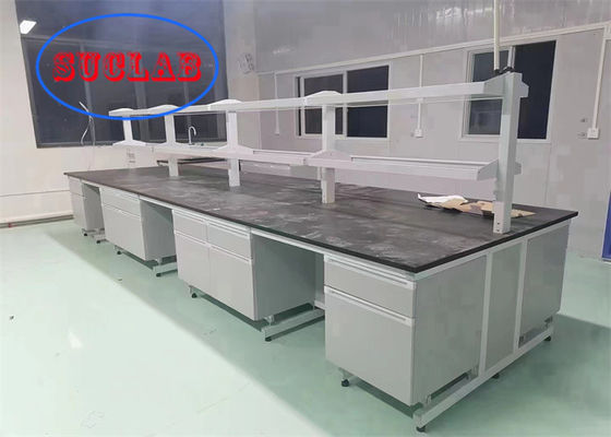 Goede prijs Chemicaliën resistent chemie laboratorium werkbank laboratorium werktafel Vietnam met brandwerend frame en meerdere kasten online