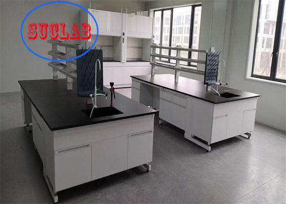 Goede prijs C Frame Multi Cabinets Phenolic Resin Chemistry Laboratory Workbench Laboratory Island Bench Prijs Met DTC105 DEG Scharnieren online
