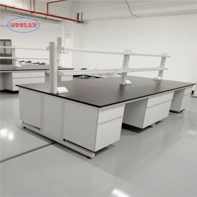 Goede prijs C-frame Chemie Lab Workbench Quotation met fenolhars of epoxyhars werkplaat en roestvrij staal materialen online