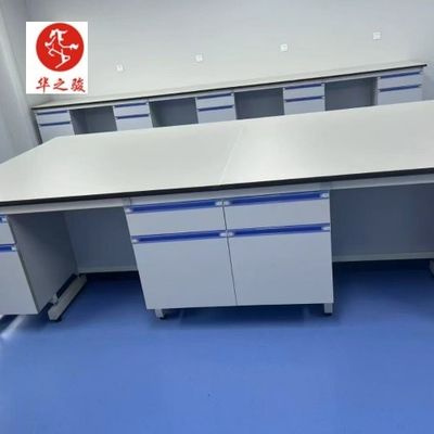Goede prijs Modulaire laboratoriummeubels van staalhout Voorraad Aanpasbare opslag voor laboratoria online