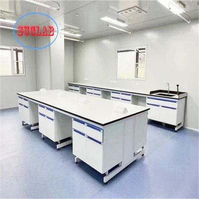Goede prijs Phenolic Resin Chemistry Lab Werkbank Chemical Laboratory Meubels met DTC105 DEG Hinges en Epoxy Resin Worktop online
