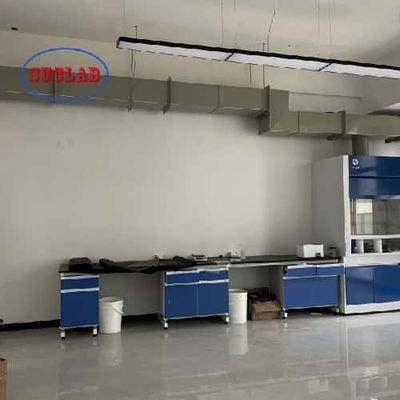 Goede prijs Uitstekende klantenservice Meerdere kasten en houtmaterialen Chemie Lab Werkbank Oplossing voor geavanceerd laboratoriumwerk online