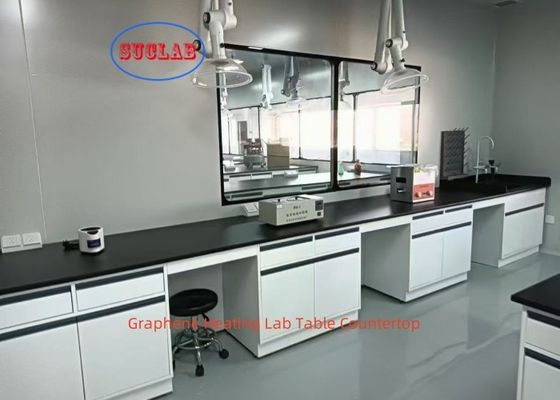 Goede prijs Verstelbare glazen plank Chemie Lab Banken Verwarming Laboratorium Werkstation met 12 mm dik frame en DTC 16-inch DRIE SECTION SILENT RAIL online