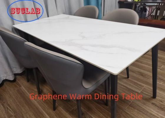 Goede prijs Stijlvolle eetbeleving met handbediening en verwarming Funriture Grafeen Warm Eettafel online