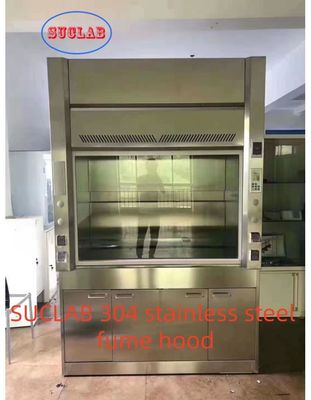 Goede prijs Custom Original Color Upgrade Your Stainless Steel  Ducted Fume Hood Lab Fume Hood Design fin Laboratory with 220V/10A  and 250mm Air Outlet online