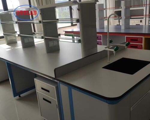 Goede prijs Multi-Functional Socket Full Steel Laboratory Benches With Customizable Dimensions L1500 750 W 800 850mm H online